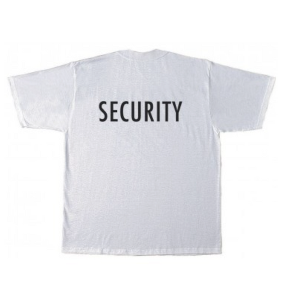 T-Shirt con stampa security