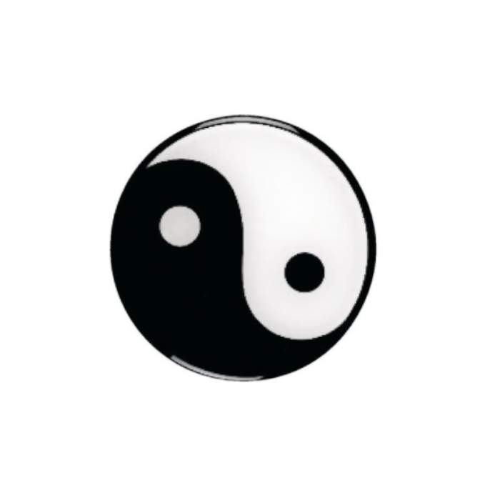 Adesivo Morbido Yin Yang