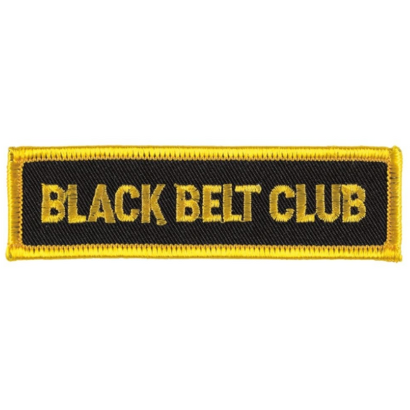 Black Belt Club plaque