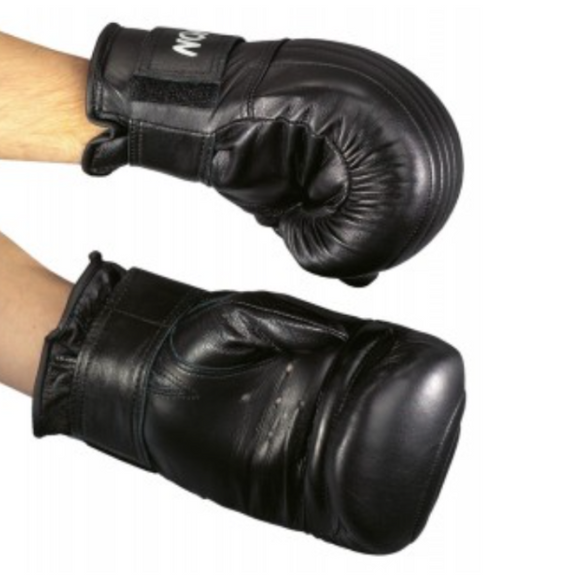 Bag gloves High quality black leather