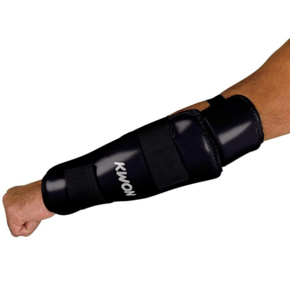 Black CE forearm and elbow protection