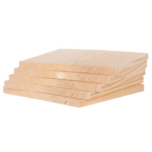 Pack of 5 wooden tablets for breaking techniques