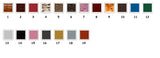 "Qualità Standard" Manichino di legno tradizionale Wing Tsun autoportante a base chiusa - colori vari